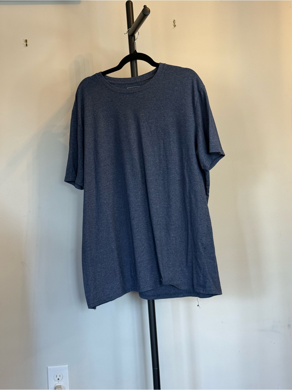 3/$10 Sonoma Heathered Navy Short Sleeve Crew Tee